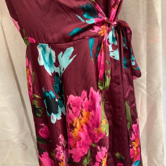 Beautiful Boho Floral Faux Wrap Maxi - Picture 3 of 3